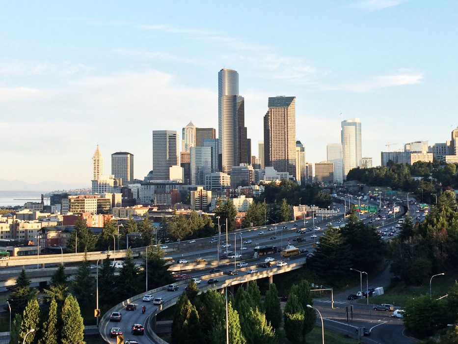 Downtown Seattle skyline and city